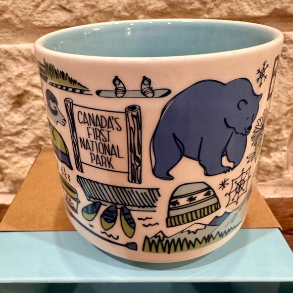 NWT BANFF Starbucks Been There Series Ceramic Coffee Cup Mug 14 Oz Canada - Picture 8 of 11